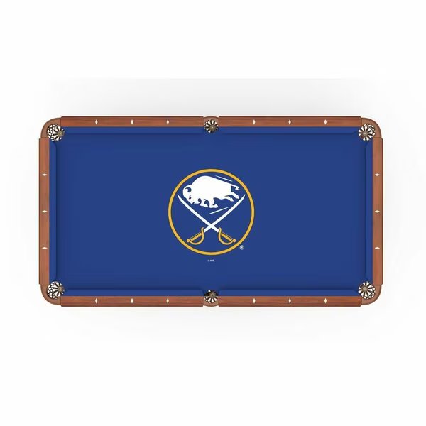 8 Ft. Buffalo Sabres Pool Table Cloth, Holland Bar Stool Co, Mfr#: PCL8BufSab